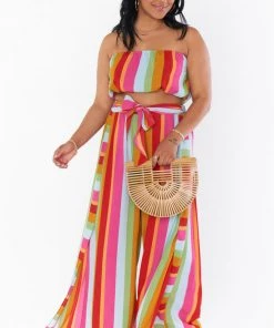 Show Me Your Mumu Journey Pants ~ Getaway Stripe New Mu