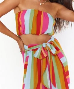 Show Me Your Mumu Teeny Tube Top ~ Getaway Stripe New Mu