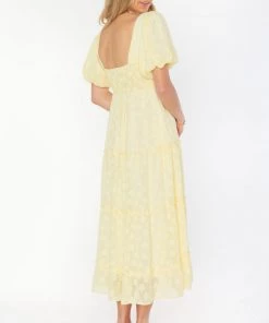 Show Me Your Mumu Odette Midi Dress ~ Yellow Daisy