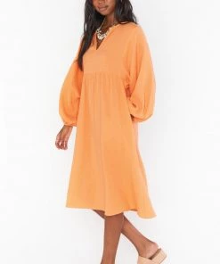 Show Me Your Mumu New Mu Kenya Dress ~ Orange
