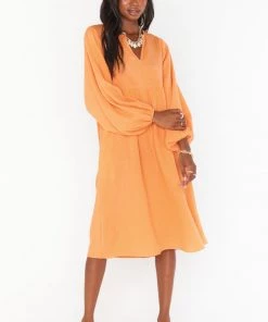 Show Me Your Mumu New Mu Kenya Dress ~ Orange
