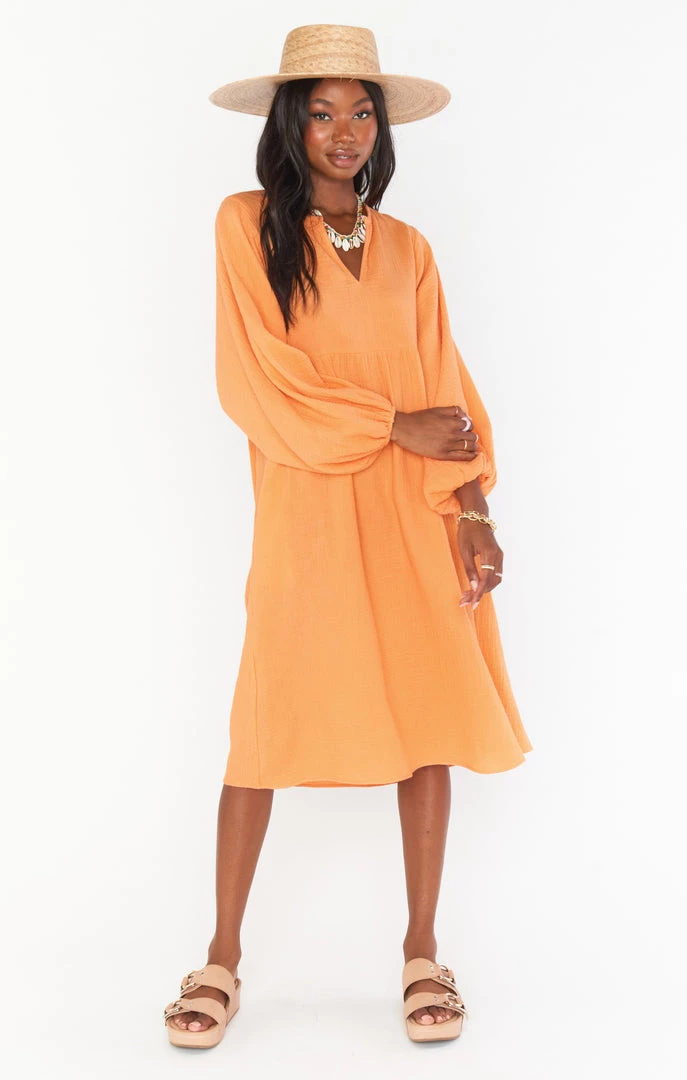 Show Me Your Mumu New Mu Kenya Dress ~ Orange 3 Show Me Your Mumu New Mu Kenya Dress ~ Orange