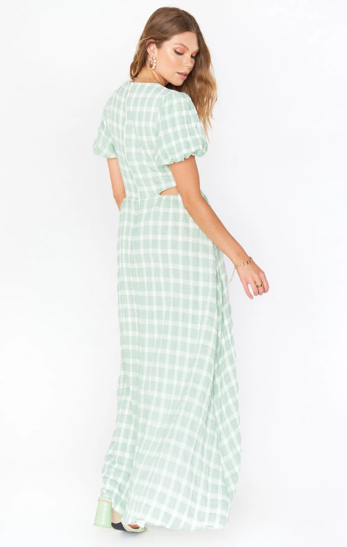 Show Me Your Mumu Eloise Maxi Dress ~ Green Plaid New Mu 5 Show Me Your Mumu Eloise Maxi Dress ~ Green Plaid New Mu