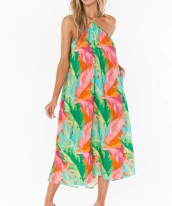 Show Me Your Mumu Lexington Midi Dress ~ Tropics Palm