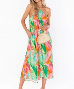 Show Me Your Mumu Lexington Midi Dress ~ Tropics Palm
