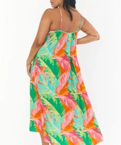 Show Me Your Mumu Lexington Midi Dress ~ Tropics Palm