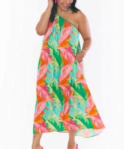 Show Me Your Mumu Lexington Midi Dress ~ Tropics Palm