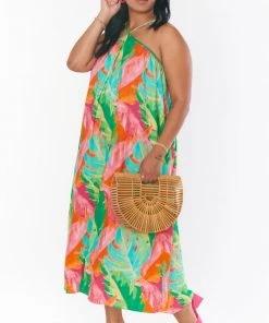 Show Me Your Mumu Lexington Midi Dress ~ Tropics Palm