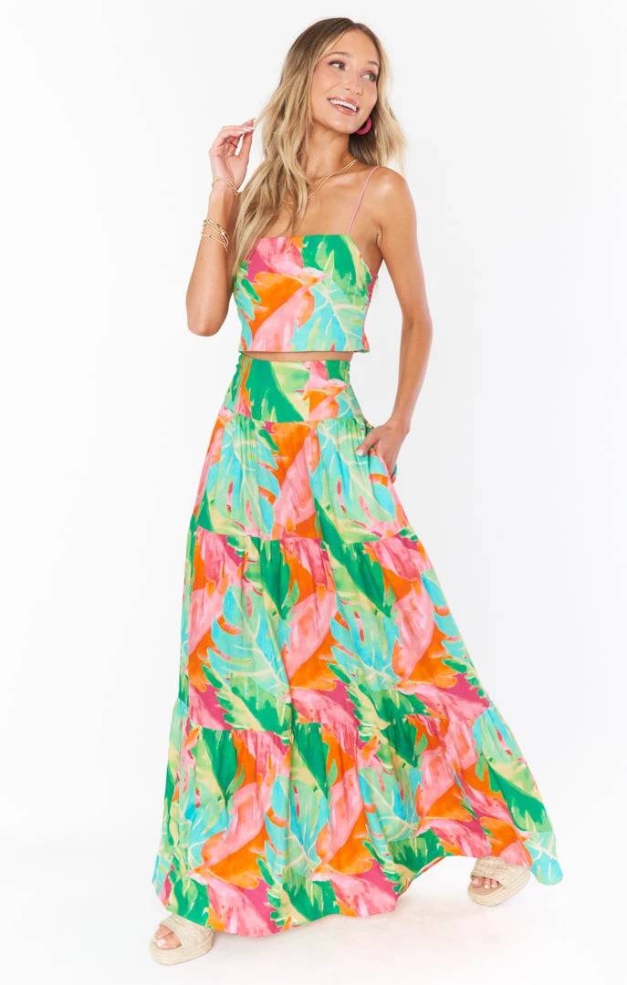 Show Me Your Mumu Melody Maxi Skirt ~ Tropics Palm New Mu 6 Show Me Your Mumu Melody Maxi Skirt ~ Tropics Palm New Mu
