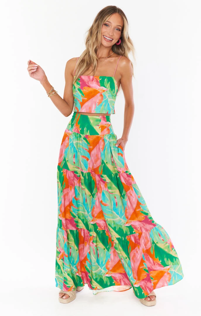Show Me Your Mumu Melody Maxi Skirt ~ Tropics Palm New Mu 10 Show Me Your Mumu Melody Maxi Skirt ~ Tropics Palm New Mu