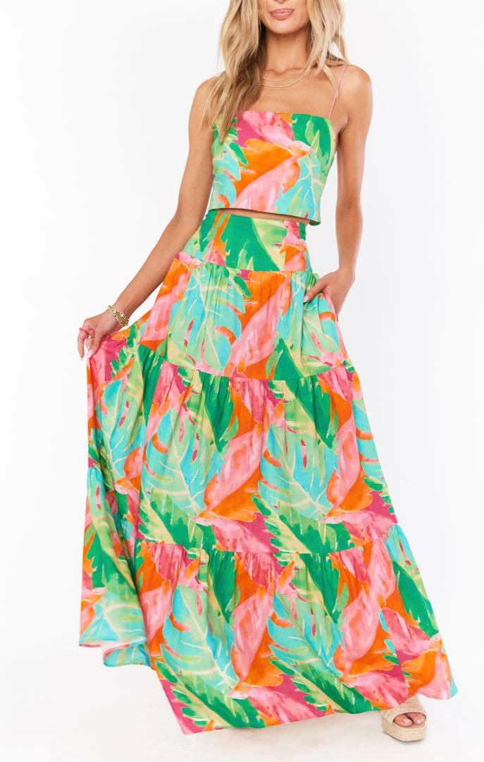 Show Me Your Mumu Melody Maxi Skirt ~ Tropics Palm New Mu 4 Show Me Your Mumu Melody Maxi Skirt ~ Tropics Palm New Mu