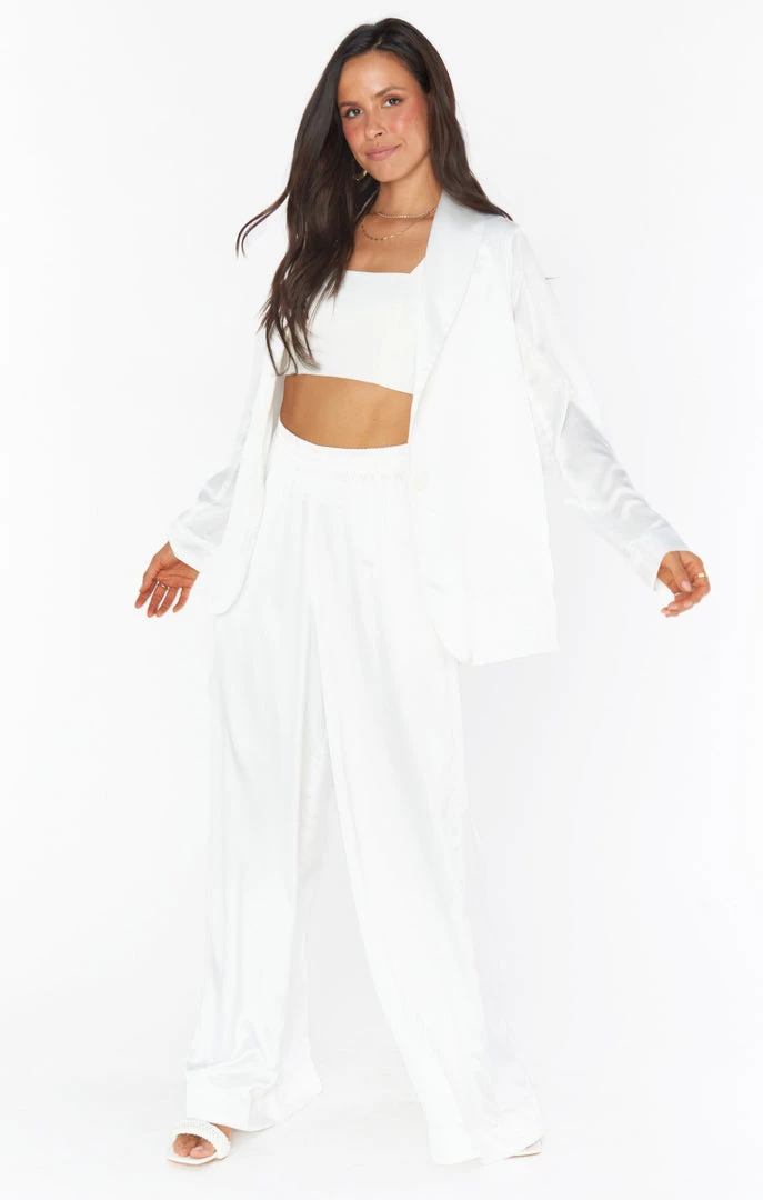 Show Me Your Mumu Irwin Pants ~ Ivory Luxe Satin New Mu 7 Show Me Your Mumu Irwin Pants ~ Ivory Luxe Satin New Mu