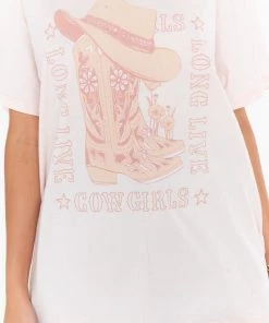 Show Me Your Mumu Travis Tee ~ Long Live Cowgirls Graphic