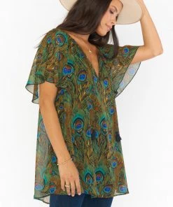 Show Me Your Mumu Juana Tassel Tunic ~ Original Peacock New Mu