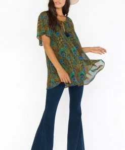 Show Me Your Mumu Juana Tassel Tunic ~ Original Peacock New Mu