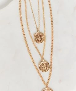 Show Me Your Mumu Maeve Layered Necklace ~ Gold