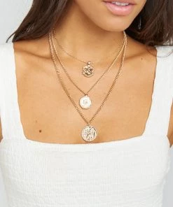 Show Me Your Mumu Maeve Layered Necklace ~ Gold