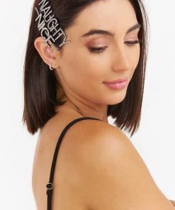 Show Me Your Mumu Naughty Or Nice Hair Pins ~ Black Accessories