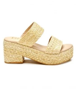 Show Me Your Mumu New Mu Matisse Ocean Ave Sandal ~ Gold Natural