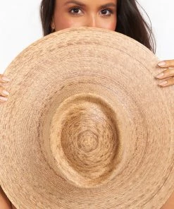 Show Me Your Mumu Lack Of Color Palma Wide Boater ~ Natural