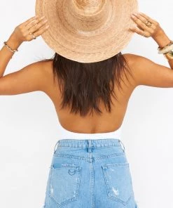 Show Me Your Mumu Lack Of Color Palma Wide Boater ~ Natural