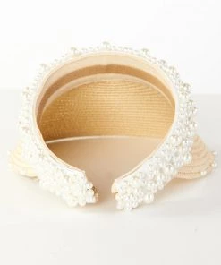 Show Me Your Mumu New Mu Revolution Pearl Visor ~ White/Natural 11 Show Me Your Mumu New Mu Revolution Pearl Visor ~ White/Natural