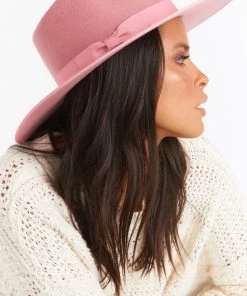 Show Me Your Mumu Lack Of Color Rancher Hat ~ Rose Pink New Mu