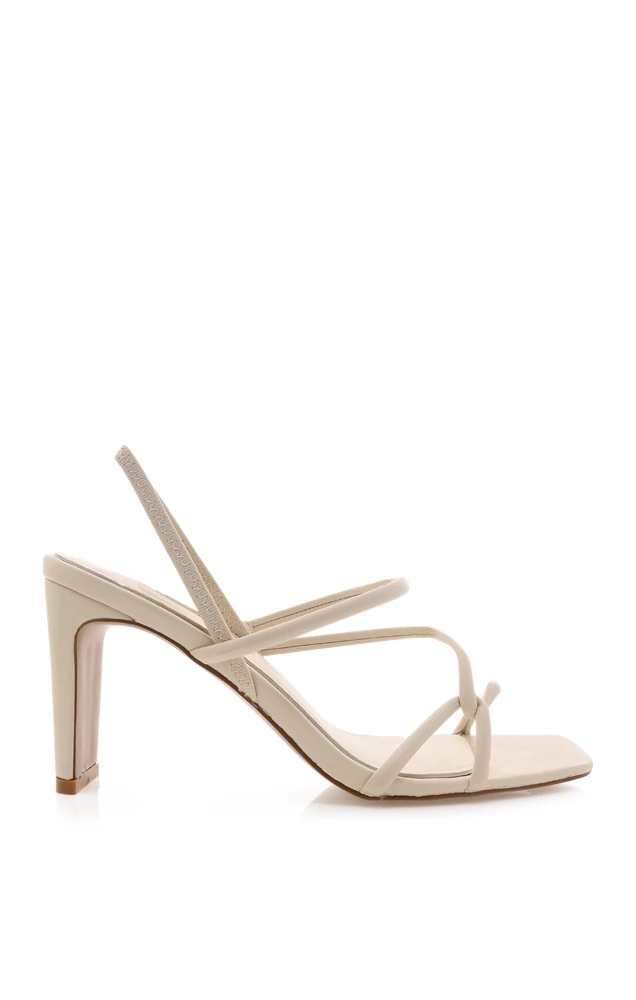 Show Me Your Mumu New Mu Billini Sidney Strappy Heels ~ Bone 5 Show Me Your Mumu New Mu Billini Sidney Strappy Heels ~ Bone