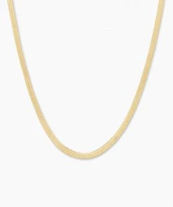 Show Me Your Mumu Gorjana Venice Snake Chain Necklace ~ Gold Plated