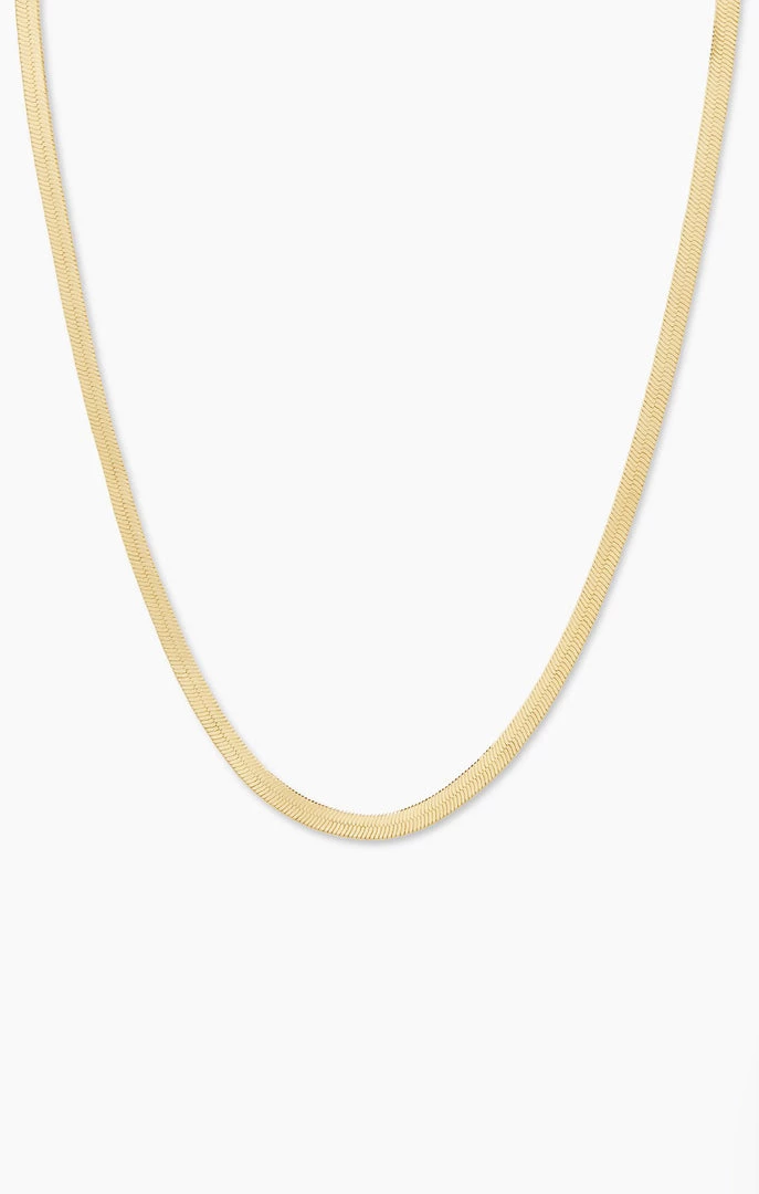 Show Me Your Mumu Gorjana Venice Snake Chain Necklace ~ Gold Plated 4 Show Me Your Mumu Gorjana Venice Snake Chain Necklace ~ Gold Plated