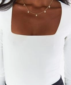 Show Me Your Mumu New Mu ALV Jewels Pave Chain Ball Necklace ~ 14K Gold Filled