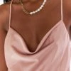 Show Me Your Mumu ALV Jewels Curb & Pearl Necklace ~ 16K Gold Plated New Mu
