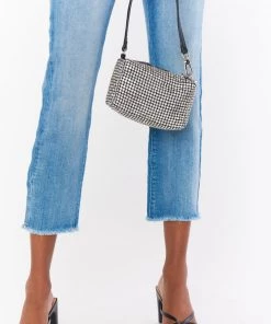 Show Me Your Mumu Eternity Rhinestone ~ Bag Silver & Black