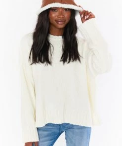 Show Me Your Mumu New Mu Shearling Lined Bucket Hat ~ Tan