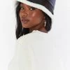 Show Me Your Mumu New Mu Shearling Lined Bucket Hat ~ Black 1 Show Me Your Mumu New Mu Shearling Lined Bucket Hat ~ Black