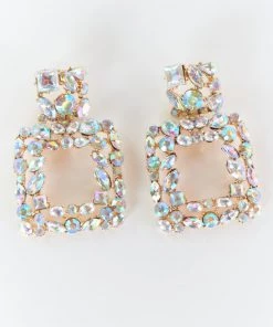 Show Me Your Mumu New Mu Highlight Earrings ~ Silver Iridescent
