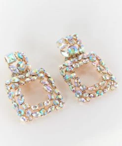 Show Me Your Mumu New Mu Highlight Earrings ~ Silver Iridescent