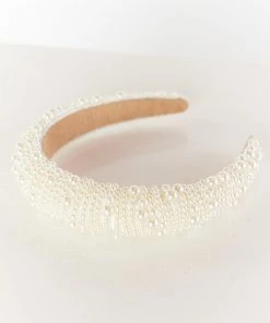 Show Me Your Mumu New Mu Hallie Headband ~ Ivory Pearl