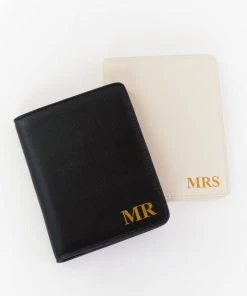 Show Me Your Mumu Newlyweds Passport Holder Set ~ Beige & Black New Mu