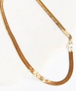 Show Me Your Mumu Snake Chain Necklace ~ Gold