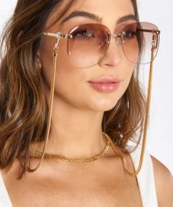 Show Me Your Mumu New Mu Snake Sunglasses Chain ~ Gold 7 Show Me Your Mumu New Mu Snake Sunglasses Chain ~ Gold