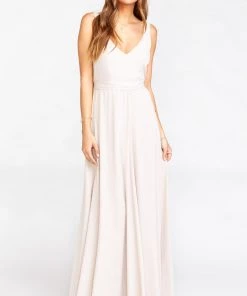 Show Me Your Mumu Jenn Maxi Dress ~ Show Me The Ring Crisp