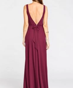 Show Me Your Mumu Jenn Maxi Dress ~ Merlot Chiffon 9 Show Me Your Mumu Jenn Maxi Dress ~ Merlot Chiffon