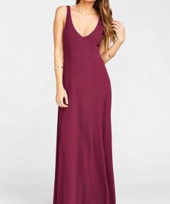 Show Me Your Mumu Jenn Maxi Dress ~ Merlot Chiffon 11 Show Me Your Mumu Jenn Maxi Dress ~ Merlot Chiffon