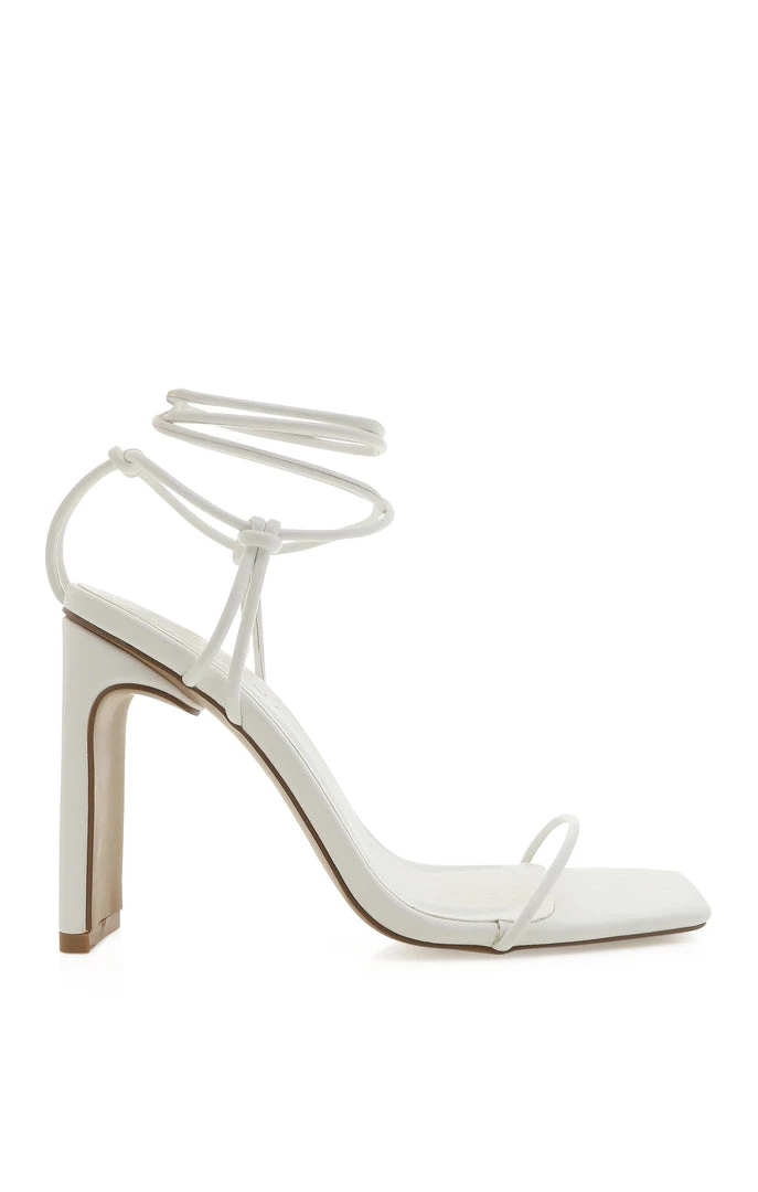 Show Me Your Mumu New Mu Billini Toniro Wrap Up Heel ~ White 5 Show Me Your Mumu New Mu Billini Toniro Wrap Up Heel ~ White