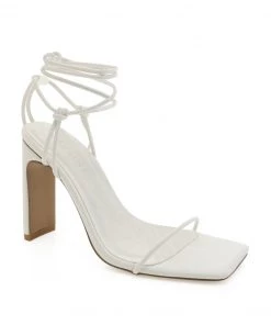 Show Me Your Mumu New Mu Billini Toniro Wrap Up Heel ~ White
