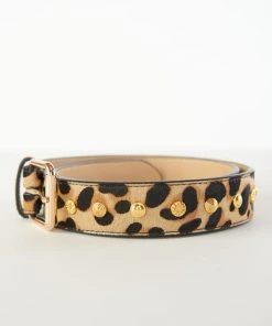 Show Me Your Mumu Luv AJ The Bella Studded Belt ~ Leopard Accessories