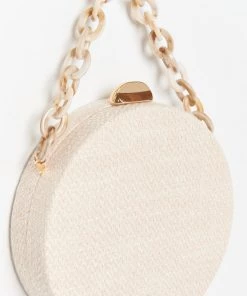 Show Me Your Mumu This Love Round Bag ~ Beige