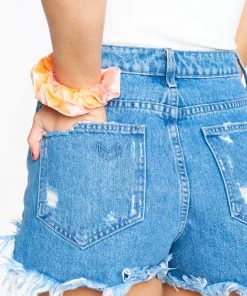 Show Me Your Mumu Clio Tie Dye Scrunchie ~ Pink/Orange Accessories