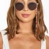 Show Me Your Mumu Tortoise Sunglasses Chain ~ Beige